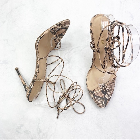 [Steve Madden] Badgirl Ankle Wrap Stiletto Sandal - Picture 9 of 10